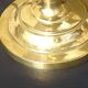 Antique copper candlesticks, mounted as lamps