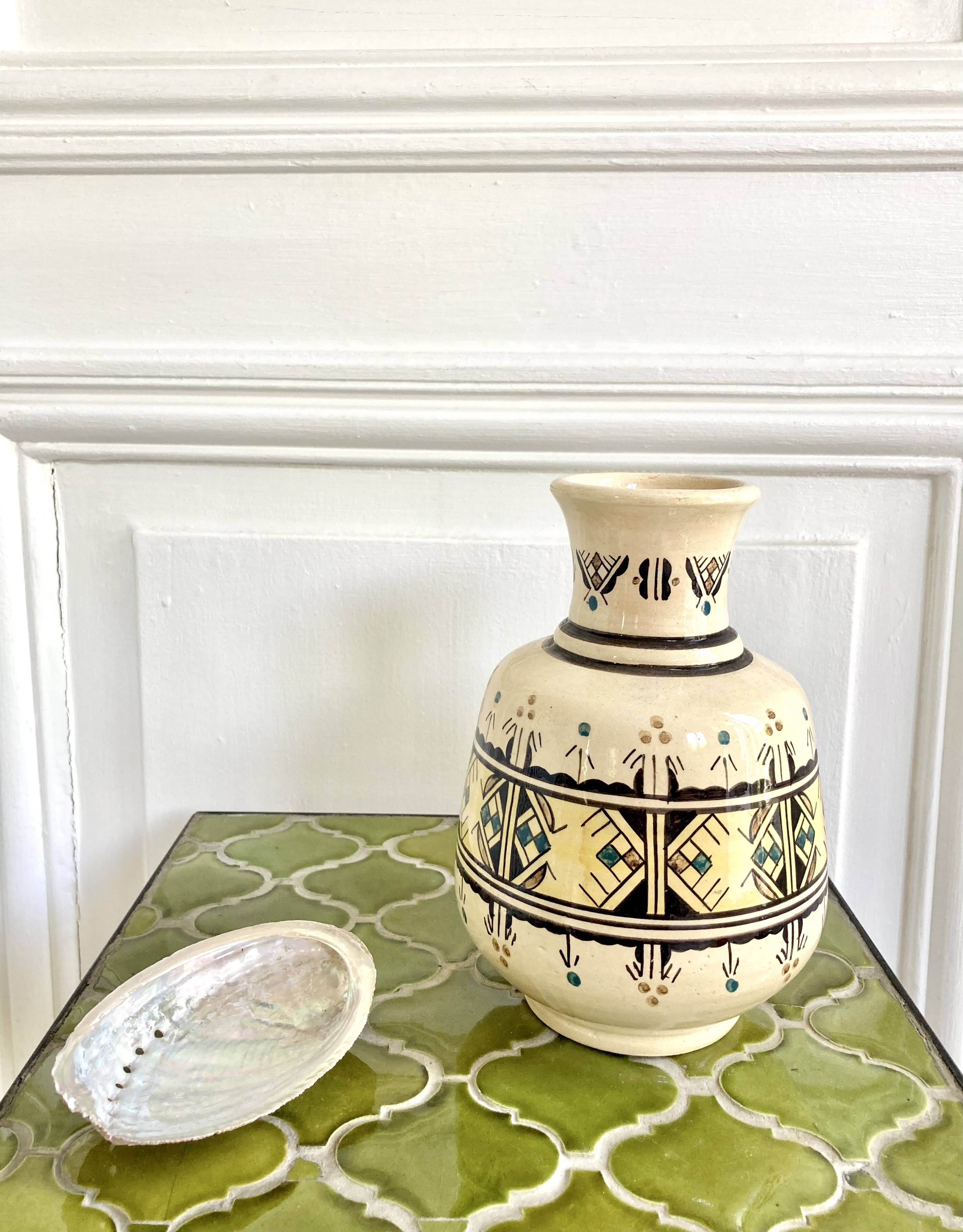 Handcrafted pottery vase
