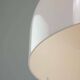 Large Space Age Pendant in White from Guzzini, 1970s