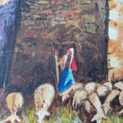 Vintage Provençal painting fabric
