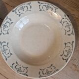 7 old iron earth soup plates