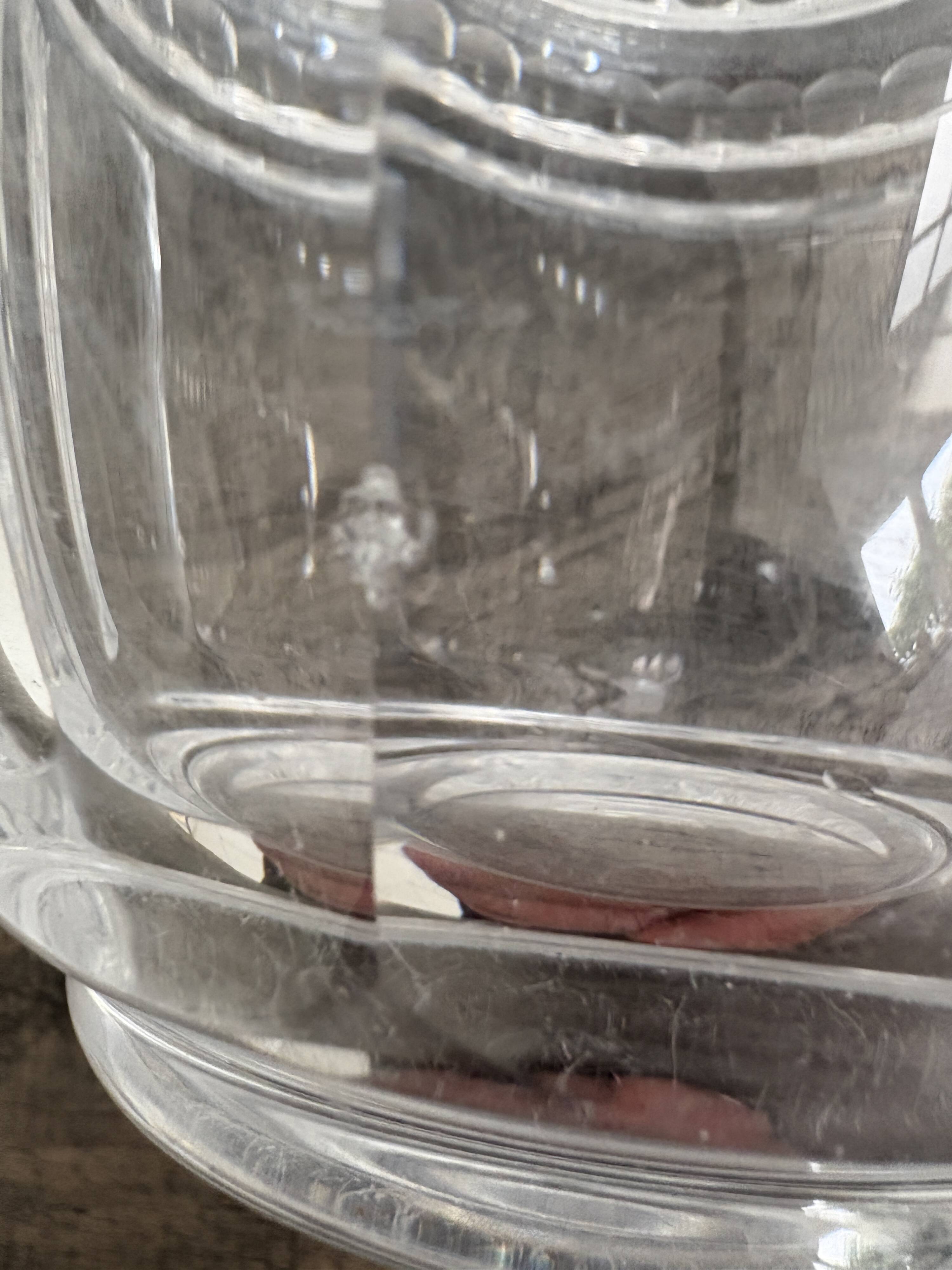 Val Saint Lambert crystal Art Deco cut vase