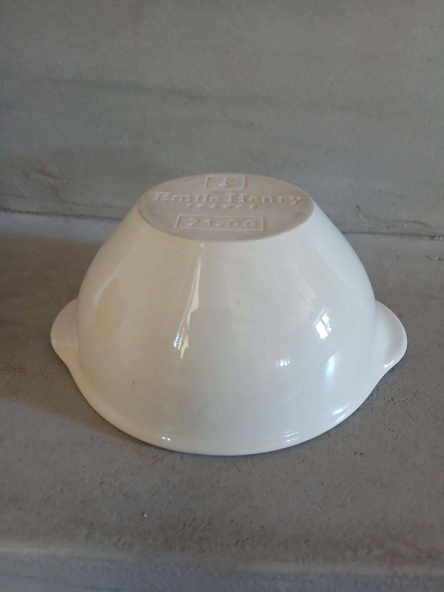 6 antique ear bowls Émile Henry