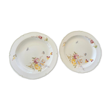 Two ceramic dishes from Gien model Montpellier