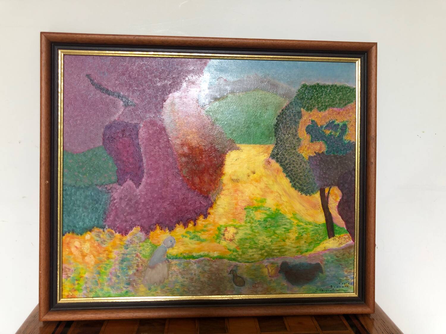 Oil landscape painting