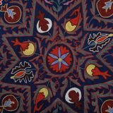 Hand knotted rug, vintage Turkish rug 245x303 cm