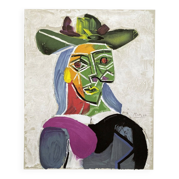 Pablo Picasso - Woman with a Hat Dora Maar Print