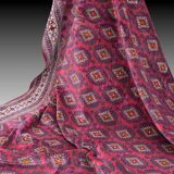 Large Semi Antique Turkmen Rug Bukhara Yomouth 370 × 224 Cm - Handmade