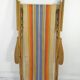 Chair fabric and wood vintage 1960