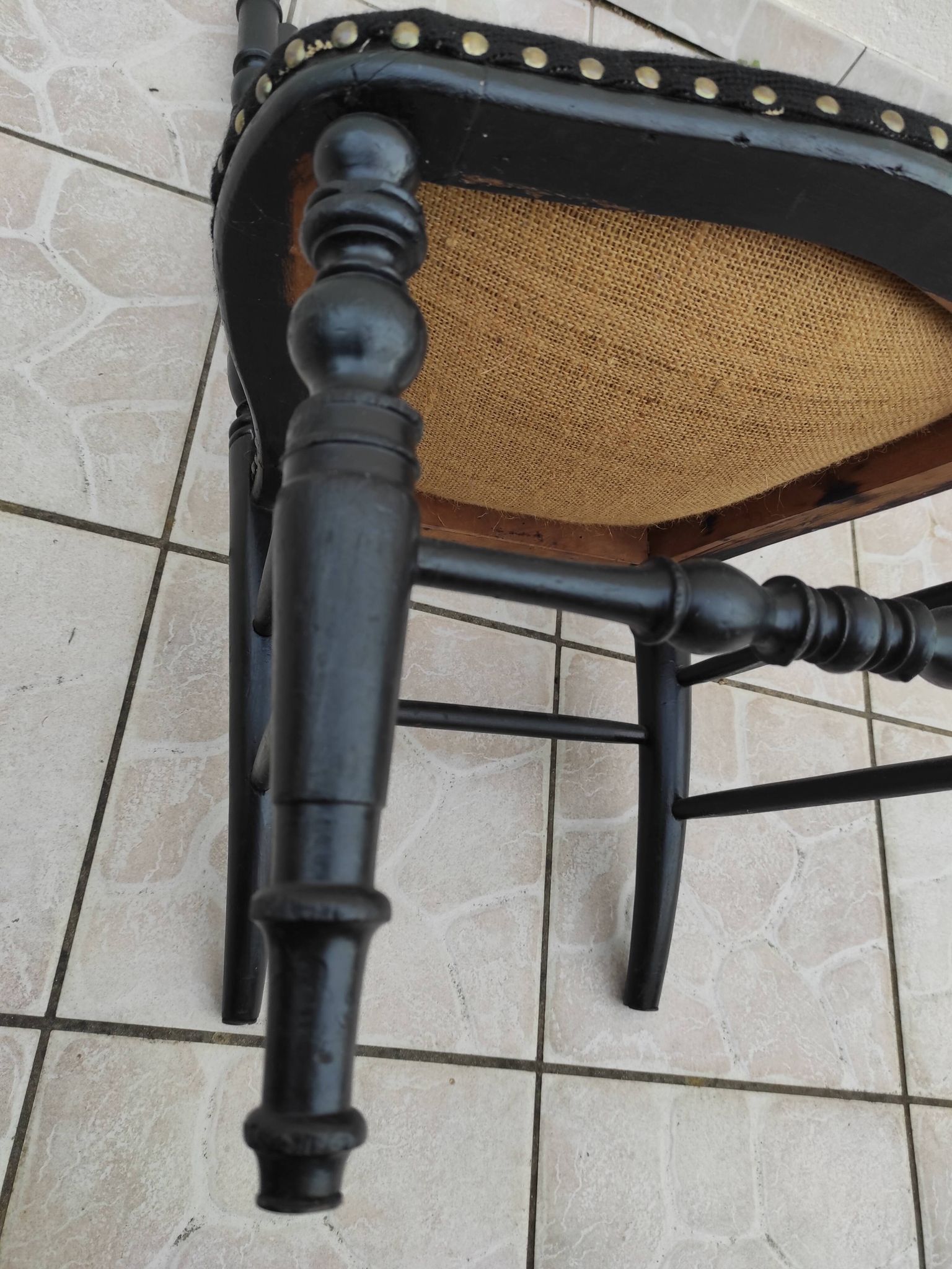 Chaise de nourrice Napoléon III
