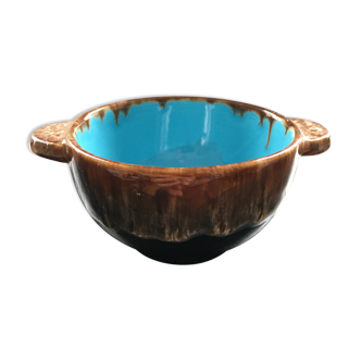 Intense blue ear bowl