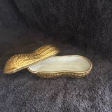 Vintage 1960s-70s ceramic peanut box