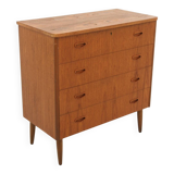 Commode scandinave en teck, Suède, 1960