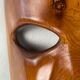 Teak midcentury, 1950s decorative mask 60cm