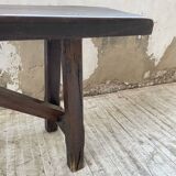 Paire de bancs en chêne massif