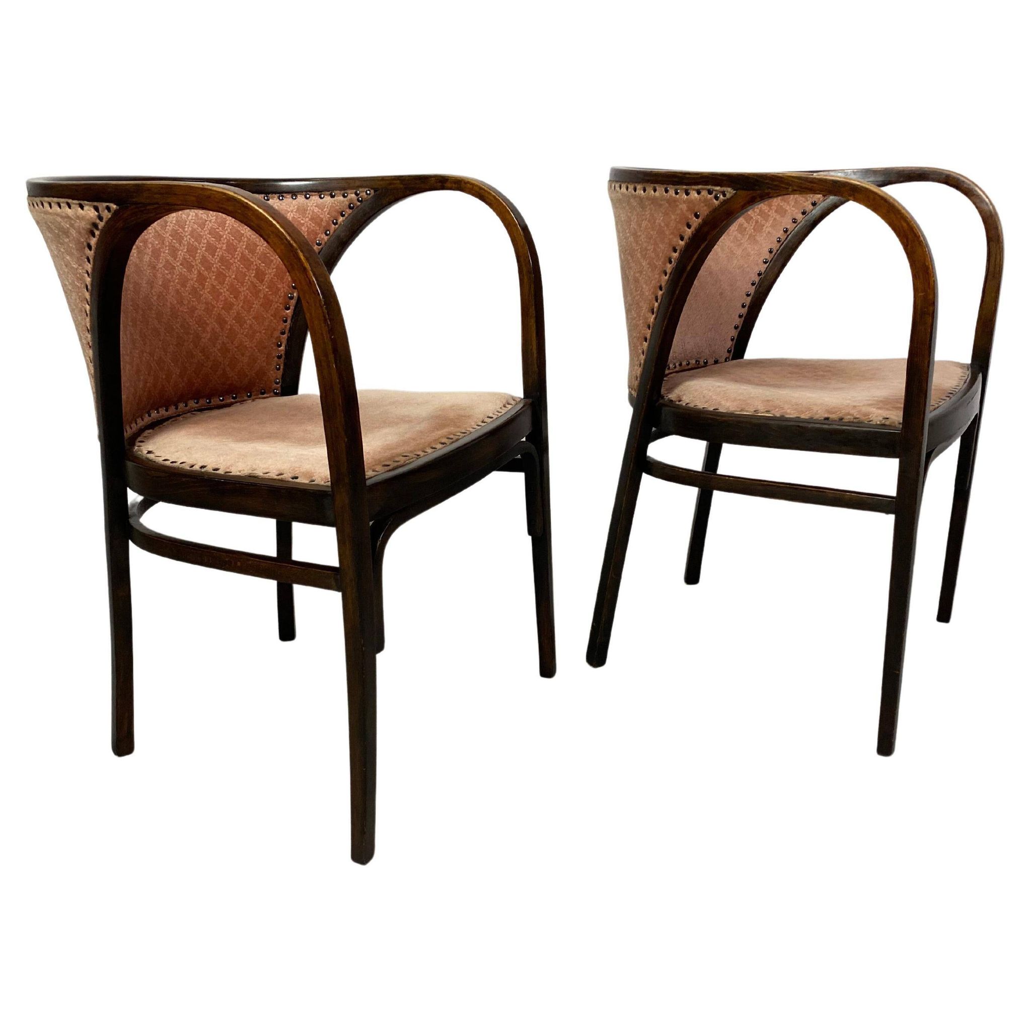 Fauteuils club Thonet N°6517 par Marcel Kammerer pour Thonet