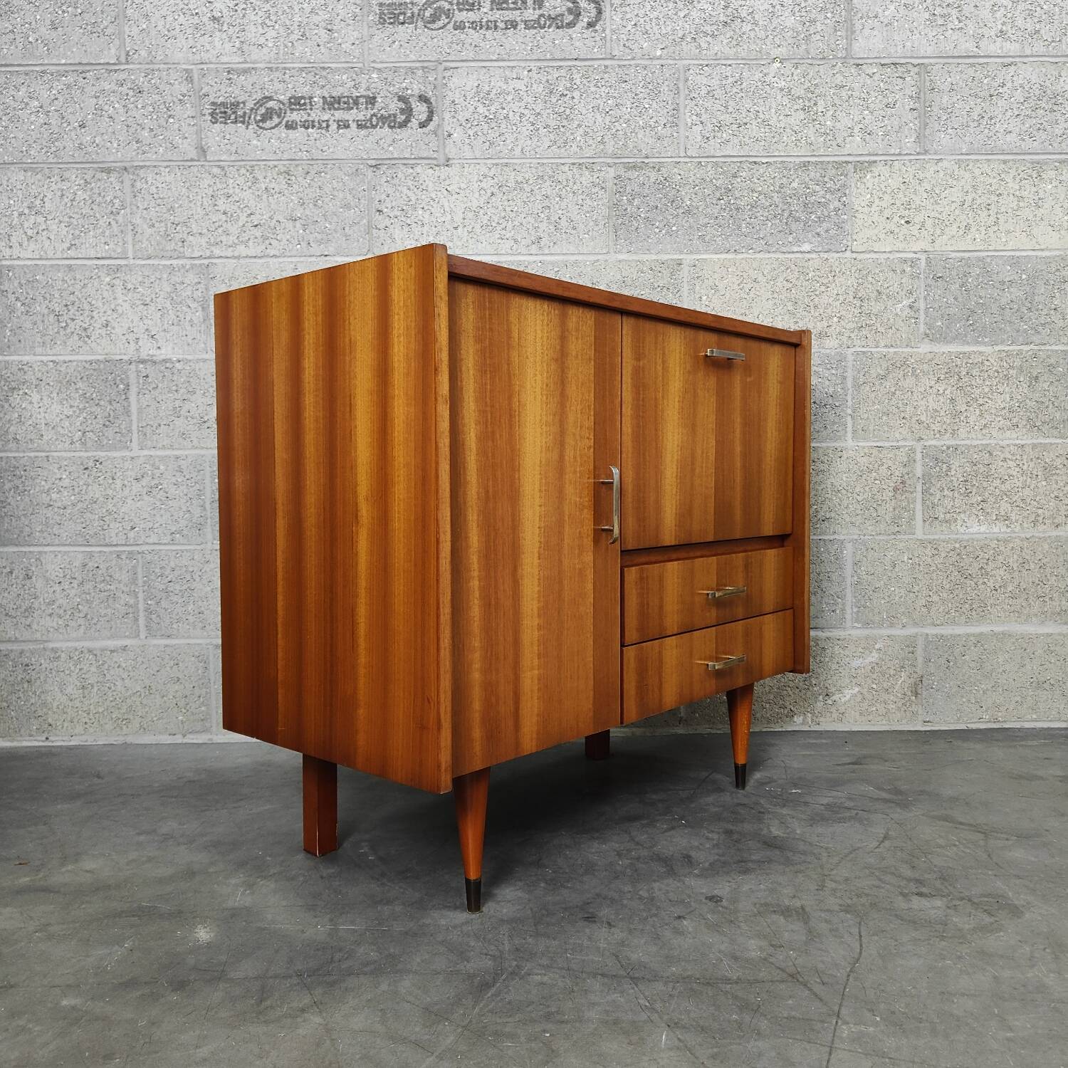 French Scandinavian style sideboard 1970