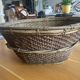 Large antique woven bamboo basket – Southeast Asia