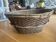 Large antique woven bamboo basket – Southeast Asia