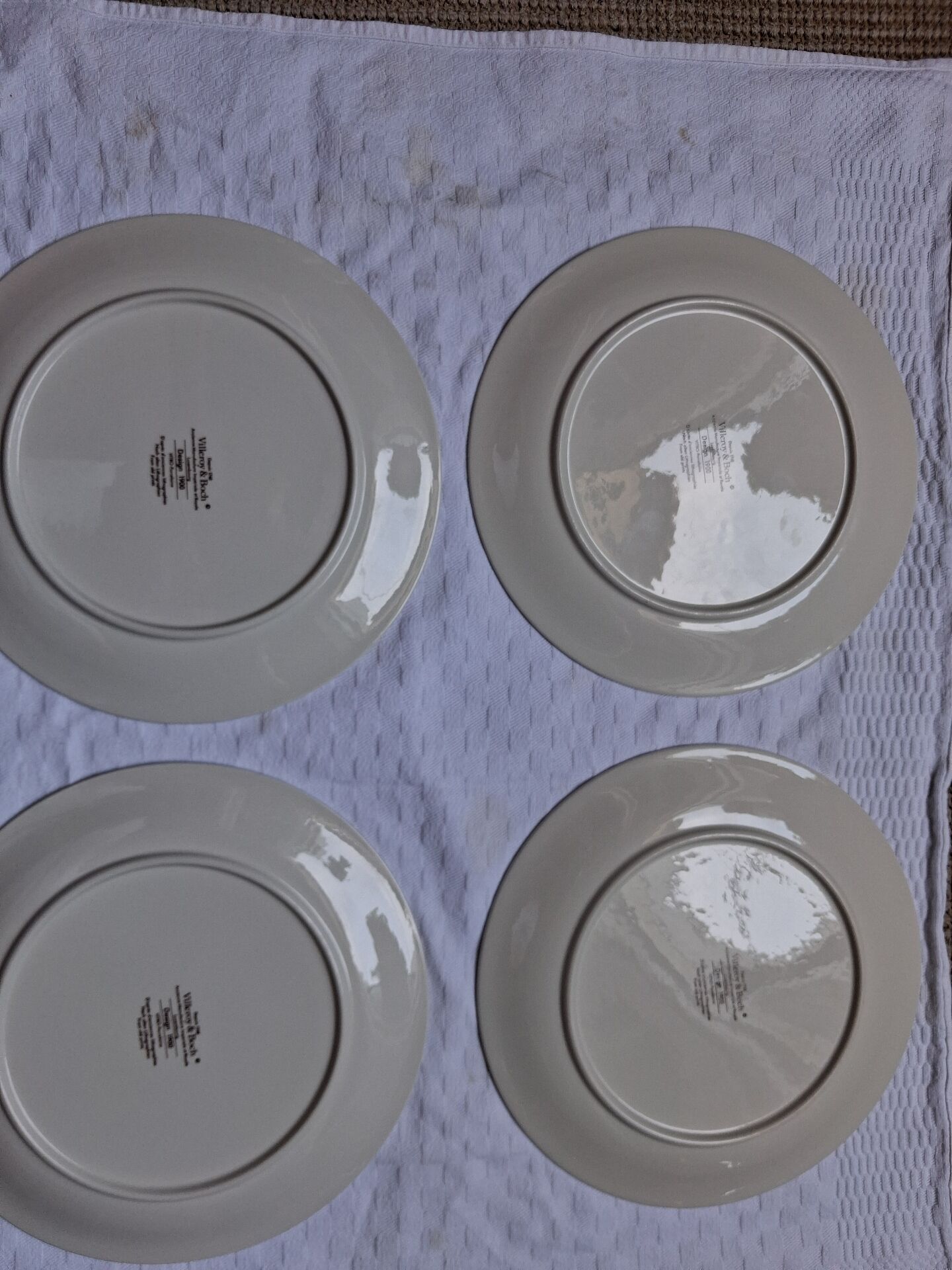 Assiettes V&Boch design 1900