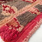 Moroccan Berber carpet Boujaad red 2.44x1.50m