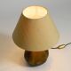 Very beautiful 1960s ceramic table lamp with original fabric shade