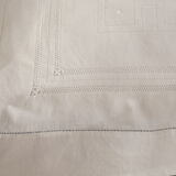 Former embroidered sheet monogram MP embroidery open day row sheets 320 x 200 cm