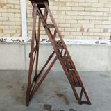 Vintage wooden stepladder from library 1930