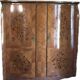 Rosewood/Marquetry Cabinet