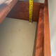 Vintage double-sided Danish teak desk
