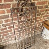 Wrought iron door grid