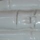 Vintage Italian white ceramic bamboo style umbrella stand