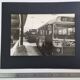 Vintage silver gelatin print, Bus line 175, 1970s, framed, 52 x 42 cm