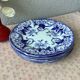 Creil & Montereau plates model Flora XIXth - Terre de fer