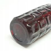Mid-century modern vase, red soda glass, Ząbkowice, Poland, 1970s