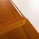 Small Danish square teak dining table with extensions, 1960s