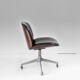 First Edition "Parioli"  Leather Office Chair by Ennio Fazioli for MIM Roma