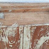 Old wardrobe with glass door