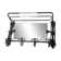 • Porte-manteau mural Art Déco en fer forgé plein et miroir biseauté