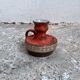 Fat Lava enamelled ceramic candlestick