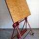 Vintage architect's drawing table