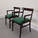 Chaises à manger danoise du milieu du siècle de Poul Jeppesens Møbelfabrik années 1960