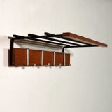 Scandinavian teak coat rack 1960s
