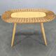 ULUV Rattan Coffee Table by Jan Kalous, Czechoslovakia, 1970s