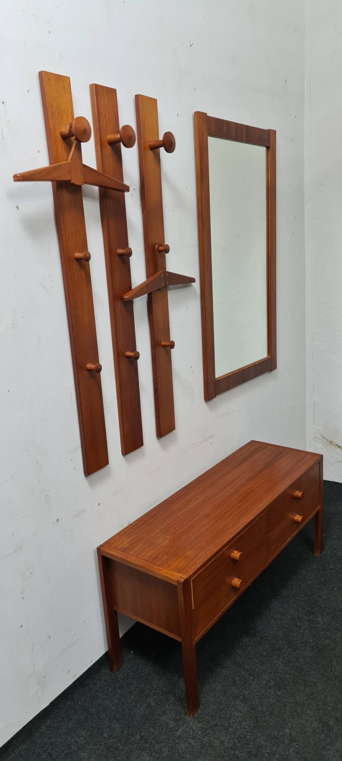 Vintage Danish design teak  Gardarobe by Aksel Kjergaard .