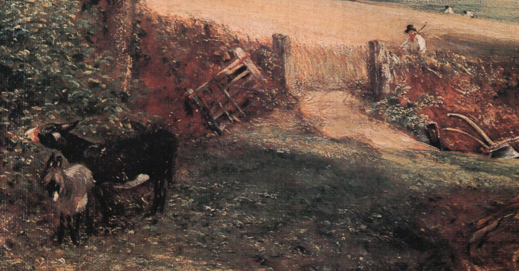 Painting old gilded frame campaign scene