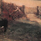 Painting old gilded frame campaign scene