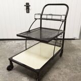 Trolley on wheels 1960 perforated metal