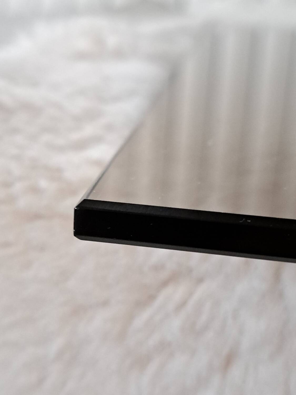 Guy Lefevre brass and glass coffee table