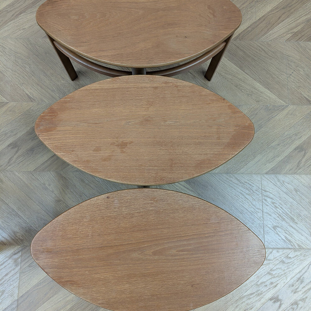 Vintage Nathan coffee table from the 1960s.